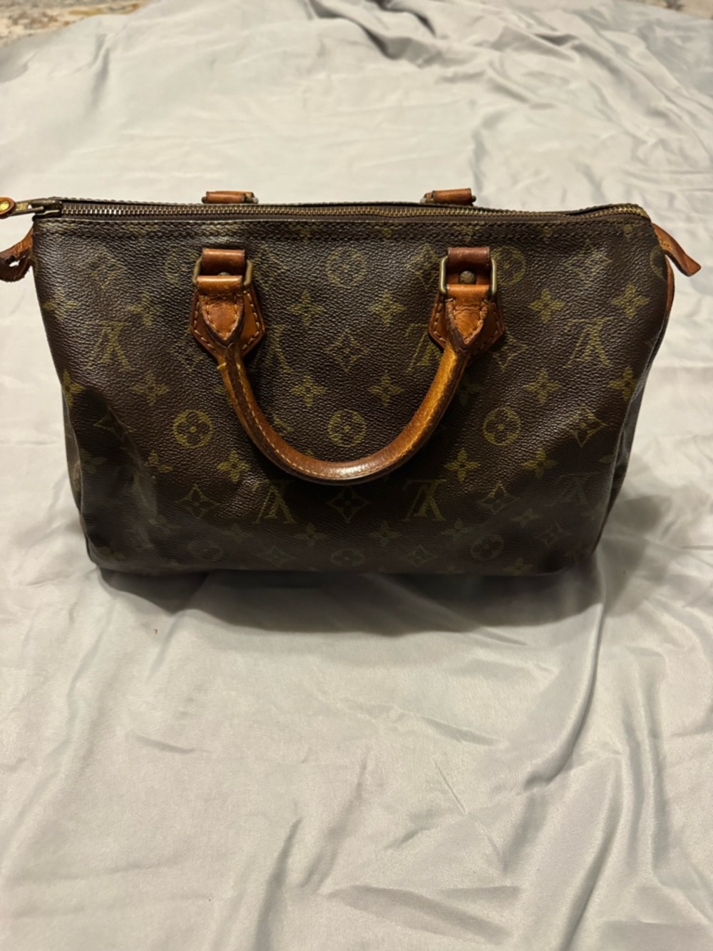 Louis Vuitton Brown Monogram Canvas Speedy - Vintage (date code 093) - Picture 4 of 13